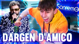 Dove Si BallaðŸ”¥ REACTION a Dargen DAmico  Terza Serata SANREMO 2022 [upl. by Ezana]