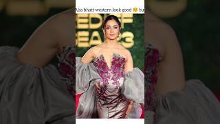 Alia bhatt western look good ☺but saree wow🤩✨shortsviral bollywood lovesong shortsfeed love [upl. by Sirej]