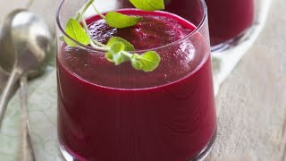 Recette  Gaspacho de betterave rouge [upl. by Sclater]