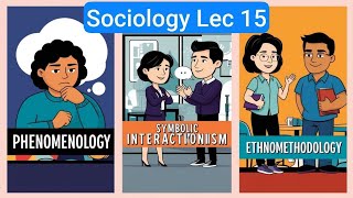 Lec 15  Symbolic Interactionism Phenomenology amp Ethnomethodology  Critique of Positivism  UPSC [upl. by Atsira]