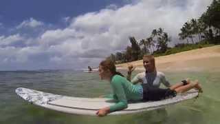 Best kids surfing lessons on Oahu [upl. by Ranie858]