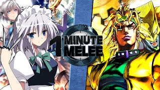 One Minute Melee Sakuya Izayoi Vs Dio Brando Music Only [upl. by Ford]