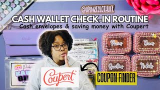 HOW TO SAVE BIG with COUPERT  Money routine checkin  Cash envelopes [upl. by Sulokcin]