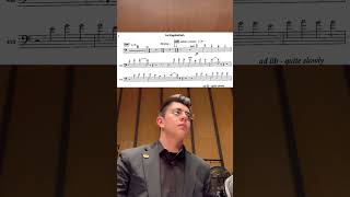 TMEA AllState 6A Symphonic Band Maslanka Symphony No4 Euphonium POV [upl. by Hannus]