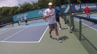 2024 APP Newport Beach Open Pickleball Tournament Mens Doubles Pro Qualifier R2 [upl. by Ketchum]