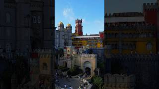 Palácio da Pena palaciodapena sintra sintraportugal portugal video drone viral music [upl. by Simdars]