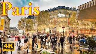 ParisFrance🇫🇷 Paris Christmas Walk4K HDR November 2023 Christmas Lights 2023  A Walk In Paris [upl. by Iroak]