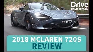 2018 McLaren 720S Review  Drivecomau [upl. by Htebazie]