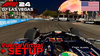 Vuelta Virtual GP de Las Vegas 🇺🇸 F1 2024  Set Up [upl. by Aron53]