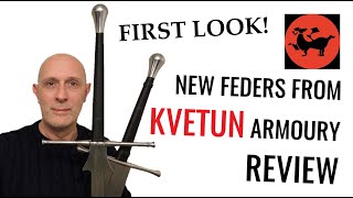 New Longsword Federschwert REVIEW 1570 amp Liechtenauer from KVETUN ARMOURY [upl. by Orsa897]