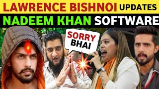 LAWRENCE BISHNOI VS SALMAN KHAN BISHNOI COMMUNITY DEMANDS JUSTICE NADEEM KHAN LATEST VIRAL VIDEO [upl. by Ocana]