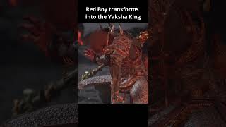 Red Boy transforms into Yaksha king shorts short shortvideo shortsvideo gaming wukong [upl. by Yatnuahc]