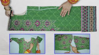 Simple Kameez Cutting Stitching And Measurement Step By Step Easy Method [upl. by Eerok]