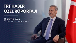 TRT Haber Özel Röportajı  28 Eylül 2024 [upl. by Ettenajna]