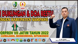 Video Ucapan untuk Porprov VII Jatim Tahun 2022 [upl. by Bartolemo564]