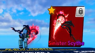 SINISTER SCYTHE SHOWCASE BLADE BALL [upl. by Jazmin]