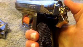 German Walther PPK  Denix nonfiring replica pistol [upl. by Anyahs991]