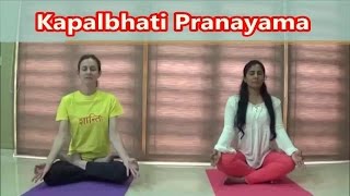 How to do Kapalbhati Pranayama  Yoga Breathing Exercise for Cough Nostril Blockage  Vashistha Yoga [upl. by Arrais]