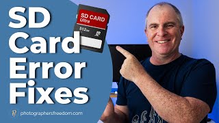 11 Fixes For SD Camera Card Errors  A Solution For Your SD Card Problem [upl. by Sheff]