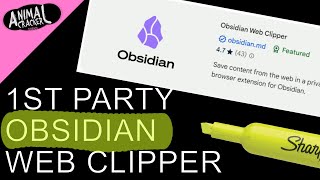 The New 1st Party Obsidian Web Clipper [upl. by Arianna41]