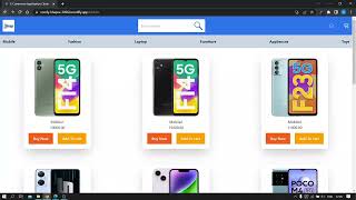 iNeuron internship project ECommerce app clone Link in description [upl. by Dugas]