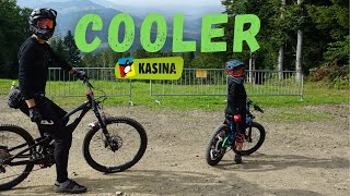 Zielona trasa Cooler  Kasina Bike Park 2023 [upl. by Anaizit]