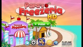 Papas Freezeria HD  Intro  Day 1 amp 2 [upl. by Karlotte]