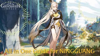 All in one Guide for Ningguang Ningguang best build [upl. by Sidnee]