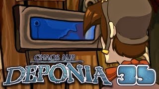 Lets Play Chaos auf Deponia 035 Deutsch HD  Klöpfchen mit Köpfchen [upl. by Islaen273]