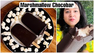 Marshmallow Chocobar🍭 How to Make Marshmallow Chocolate Bar  Marshmallow Chocolate Fun2oosh Food [upl. by Tabbatha]