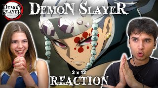 Demon Slayer 2x12 REACTION quotThings Are Gonna Get Real Flashyquot [upl. by Alakam]