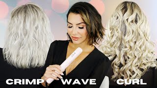 3 EASY ways to CURL your hair with a Straightener  Kosa Professionals Elite Styler [upl. by Aven]