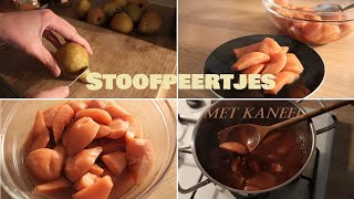 Stoofpeertjes met kaneel maken [upl. by Shear560]