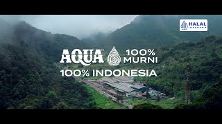 AQUA 100 MURNI 100 INDONESIA [upl. by Drofdarb]