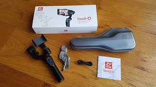 Zhiyun SmoothQ Handheld 3Axis Gimbal Stabilizer  BEST GIMBAL FOR A SMARTPHONE [upl. by Falconer]