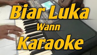 Biar Luka Biarlah Aku Pergi Karaoke Nada Pria Versi Regge Korg PA600 [upl. by Nitsrik]