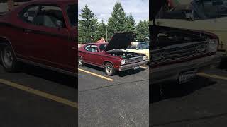 1974 Plymouth Duster  Queens NY car show ECCA [upl. by Anirpas722]