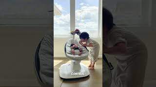 The Smartest Baby Swing 4moms MamaRoo with Bluetooth amp Alexa [upl. by Ylram]