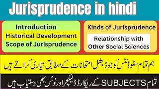 jurisprudence  jurisprudence lecture in hindi  jurisprudence and other social sciences [upl. by Eilatam]