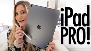 NEW 2018 iPad Pro Unboxing 129in Space Gray 1TB [upl. by Mali742]