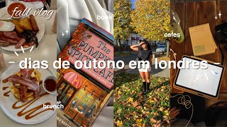 FALL VLOG 🍂🧸 dias de outono em londres  brunch vision board haul amp mais [upl. by Emirac]