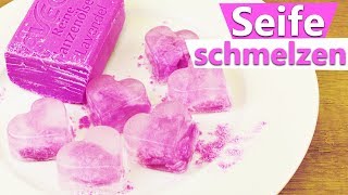 Seife schmelzen Geht das DIY Experiment in der Mikrowelle  Seife DIY Idee  Geschenk [upl. by Jonathon]