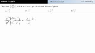 Zadanie 16  Próbny arkusz maturalny P1 poziom podstawowy [upl. by Magill203]