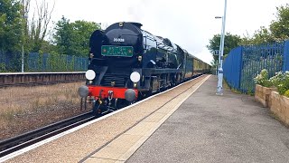 35028 Clan Line with the Belmond British Pullman [upl. by Rellia]