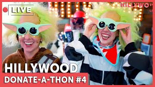 LIVE  HILLYWOOD DONATEATHON 4 [upl. by Hedva]