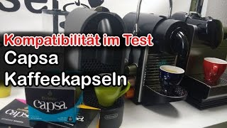 Dallmayr Capsa Kaffeekapseln in drei NespressoMaschinen im Test Kompatibilität [upl. by Reynold]