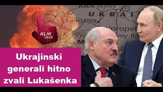 Ukrajinski generali hitno zvali Lukašenka [upl. by Rog]