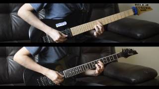 Cacophony  The Ninja  Guitar Cover Intro  TABS  BACKING TRACK [upl. by Unam366]