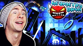 Geometry Dash INSANE DEMON  TURBO by Lazerblitz Crazy Duals [upl. by Bounds322]