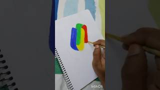 Gpay Logo Painting shortsfeed art painting [upl. by Marabel1]